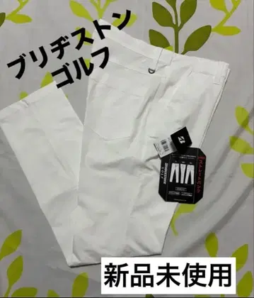 브릿지스톤 골프 팬츠 화이트 택 포함 미사용 새상품