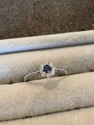 알렉산드라이트 다이아몬드 반지 플라티나 alexandrite