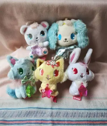 SANRIO 산리오 주얼펫 마스코트 키링 5개