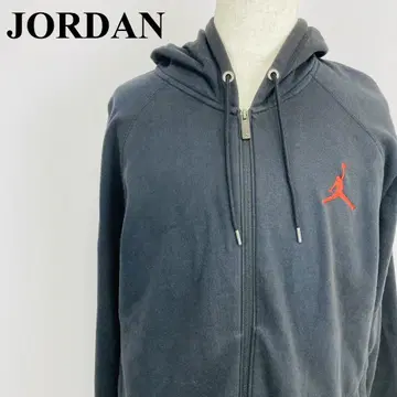 JORDAN 지퍼 후드티 블랙 XXL 0386-A