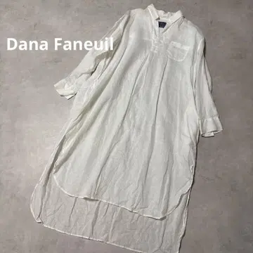 Dana Faneuil 코튼 린넨 원피스 일본제 린넨 100%