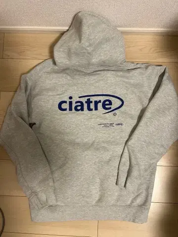 ciatre 후드티 그레이 후디