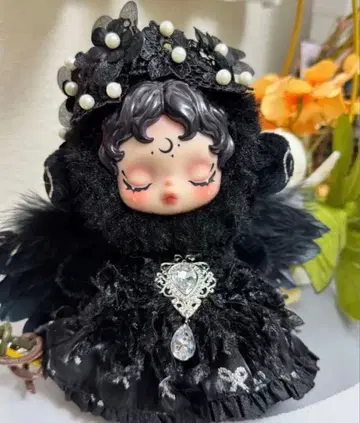 POPMART SKULLPANDA 블랙 계열 3종 세트 의상