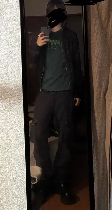 닐 바렛 후디드 블루종 코팅 데님 archive