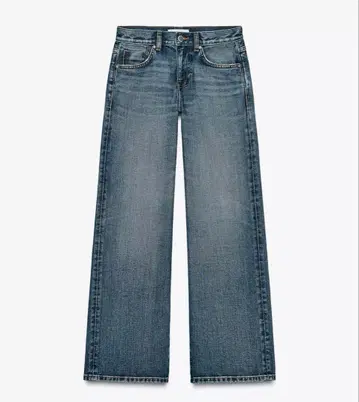 ZARA Z1975 스트레이트 미드 라이즈 데님