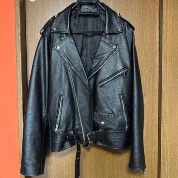 더블 라이더 자켓 블랙