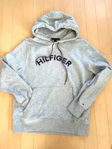 [새상품급] TOMMY HILFIGER 후드티 그레이 M 타미힐피거