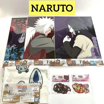 NARUTO 나루토 돌풍전 클리어 포스터 타월 스티커 6종 세트