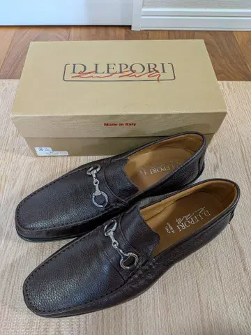 D.LEPORI 드라이빙 슈즈 다크 브라운 이탈리아제