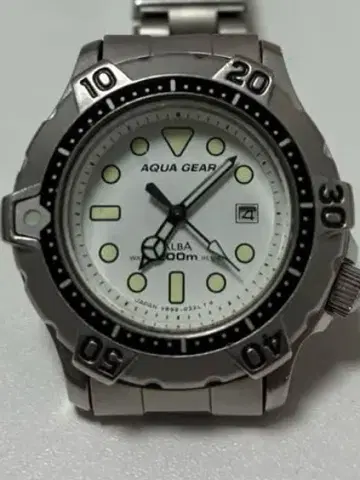[ 레어 ] 세이코 ALBA AQUA GEAR 200m 다이버 워치
