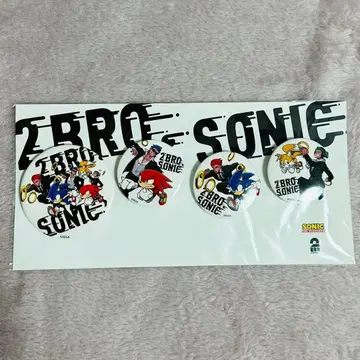 2bro. x 소닉 더 헤지혹 콜라보 배지