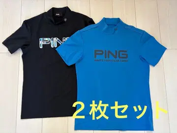 PING 모크넥 셔츠 2장 세트 S 사이즈