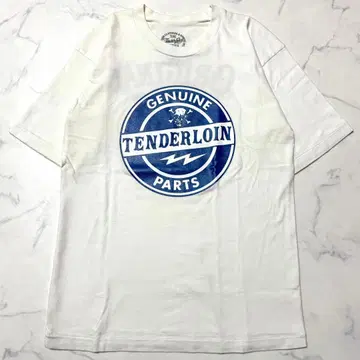 TENDERLOIN 서클 로고 프린트 반팔 T셔츠 화이트 S