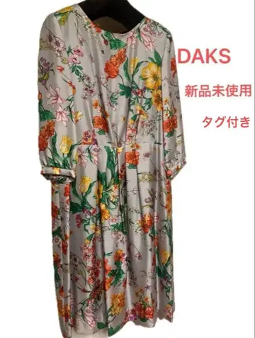DAKS 닥스 원피스 꽃무늬 원피스 올 패턴
