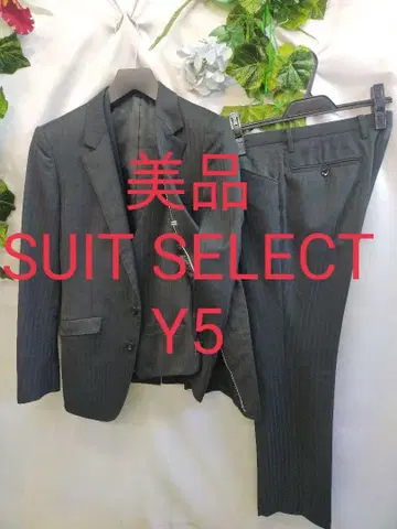 새상품급 정장 셀렉트 쓰리피스 Y5 블랙 섀도우 스트라이프 슬림