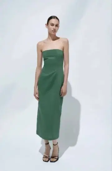 ZARA 스트랩리스 원피스 S