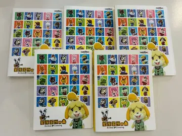 동물의 숲 amiibo 카드용 클리어 파일 5세트