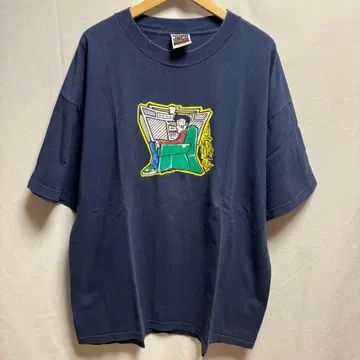 JNCO 진코 그래픽 티 프린트T셔츠 XL 네이비