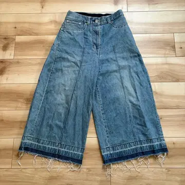 sacai 사카이 와이드 데님 가우초 팬츠 0