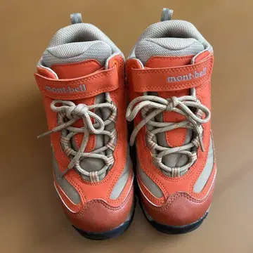 mont-bell 트레킹 슈즈 22.0cm 오렌지