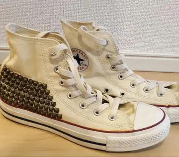 [레어] CONVERSE 올스타 HI 스터드 부착 24.5cm