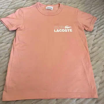 LACOSTE CLUB 반팔 슬림핏 T셔츠 핑크