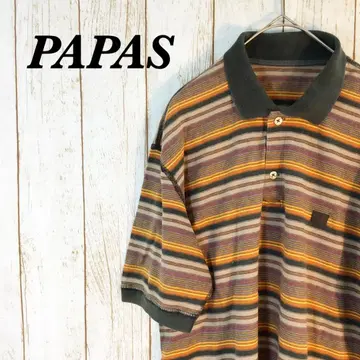 [ 1341 ] 레어 PAPAS 파파스 피케 셔츠