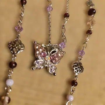 ANNA SUI 목걸이 나비 버터플라이