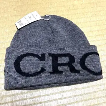 CROOKS & CASTLES 니트 모자 비니 그레이