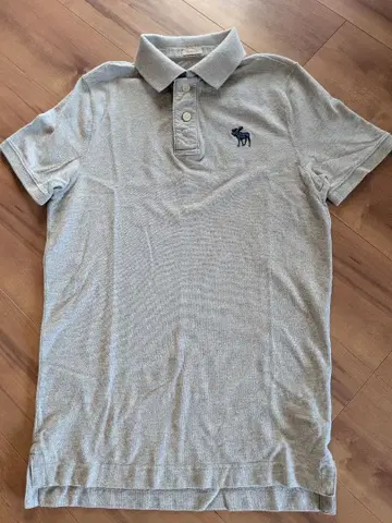 Abercrombie & Fitch 피케 셔츠 그레이 M