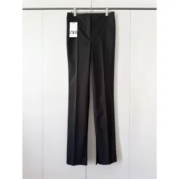 ZARA 스플릿헴 팬츠 자라 슬릿 팬츠 블랙