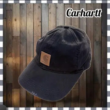 [인기] 칼하트 Carhartt 블랙 캡 모자 가죽 패치