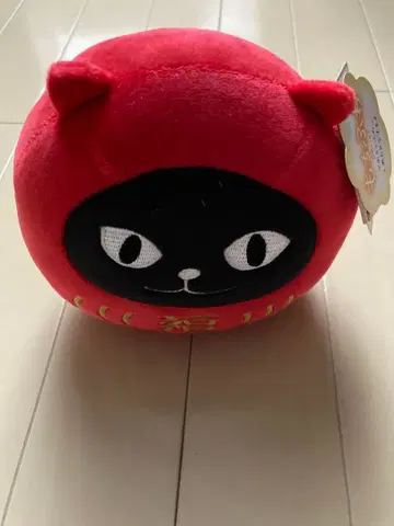 고양이 만주 봉제 인형 달마 빨간색 모찌후와 시리즈