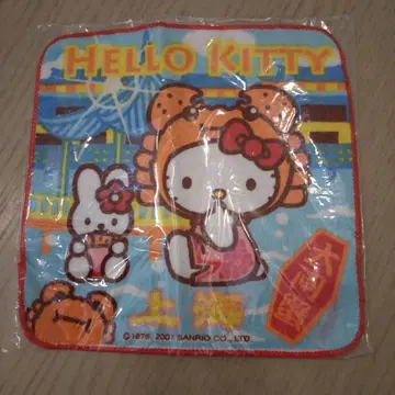 HELLO KITTY 상하이 한정판 미니 타월 손수건