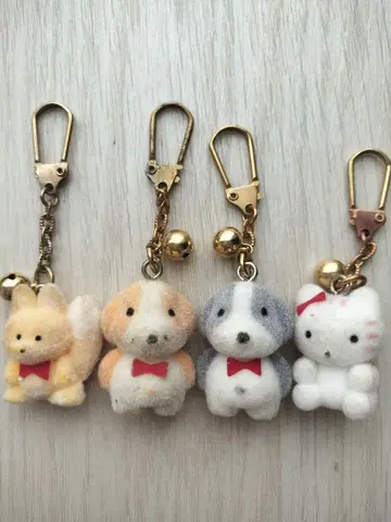 개 고양이 여우 인형 즈 키링 다이이치 코교