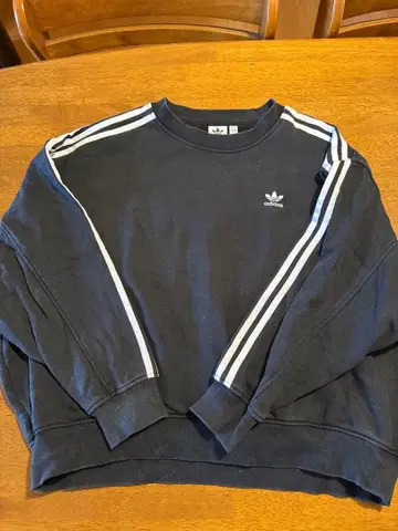 adidas 맨투맨 트레이닝복 블랙 L 사이즈