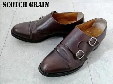 스코치 그레인 SCOTCH GRAIN 더블 몽크 스트랩 비즈니스 슈즈