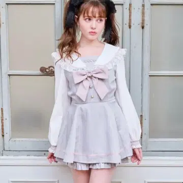LIZLISA 세일러 셋업 그레이