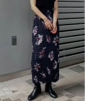 Ameri VINTAGE NEON FLOWER SKIRT