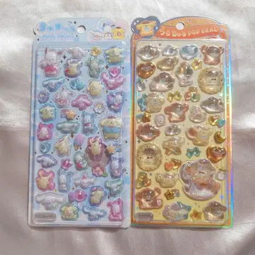 산리오 폼폼푸딩 포차코 시나몬 우루츄루 팝씰