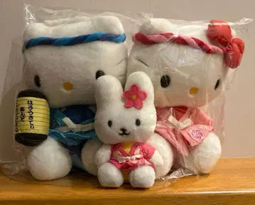 레어 산리오 키티&다니엘 토끼 축제 하피 모습 봉제 인형 축제