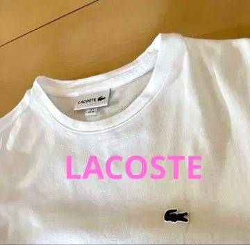 LACOSTE 라코스테 화이트 T셔츠 US XS 사이즈 일본제