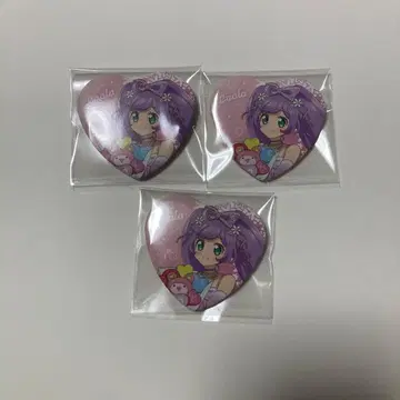 프리파라 가든파티 마나카 라라 하트 캔뱃지