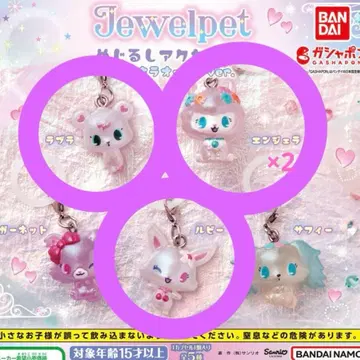 주얼펫 메지루시 액세서리 (엔젤라 x 2개, 루비, 라브라)