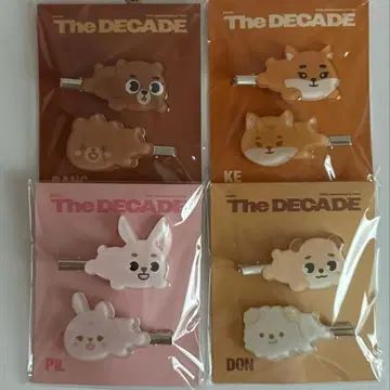 DAY6 데시크 the decade 헤어 클립 헤어핀 데니멀즈