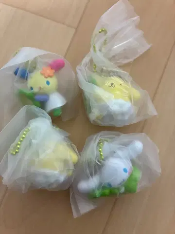 산리오 네잎 클로버 마스코트 4개 세트