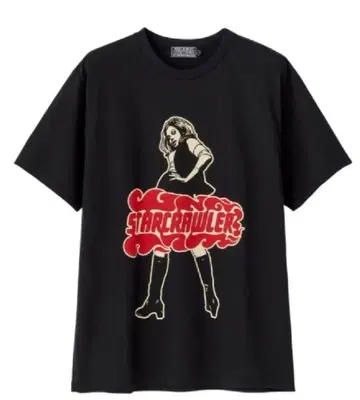HYSTERIC GLAMOUR STARCRAWLER 콜라보 T셔츠