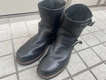 Hawkins 엔지니어 부츠 블랙 가죽 HL40015 24.5cm