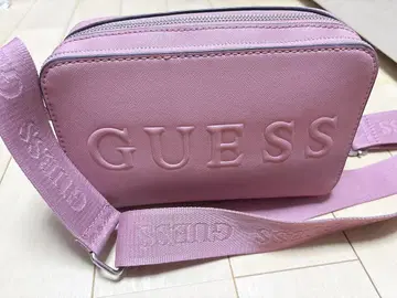 GUESS 숄더백 핑크 로고