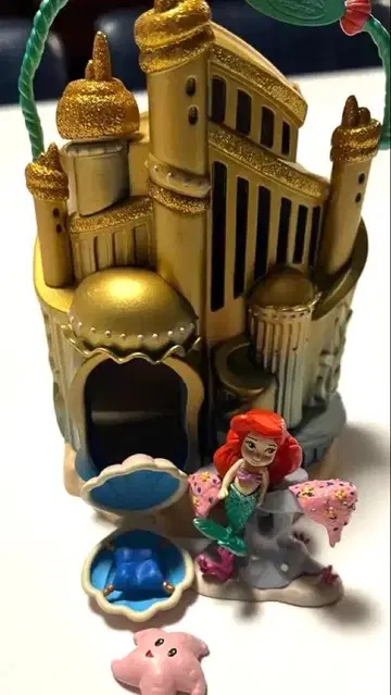 Disney 아리엘 성 플레이 세트 피규어 포함